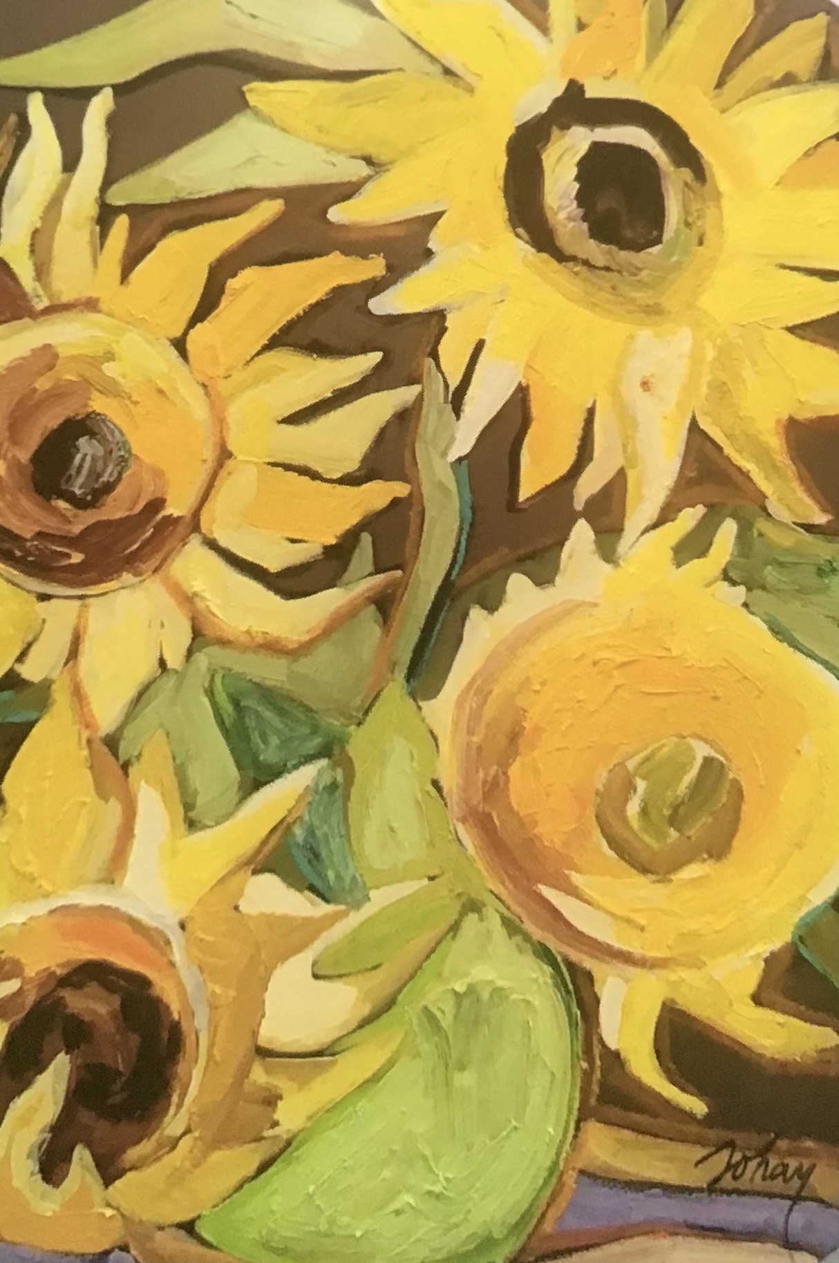 Les tournesols — floral